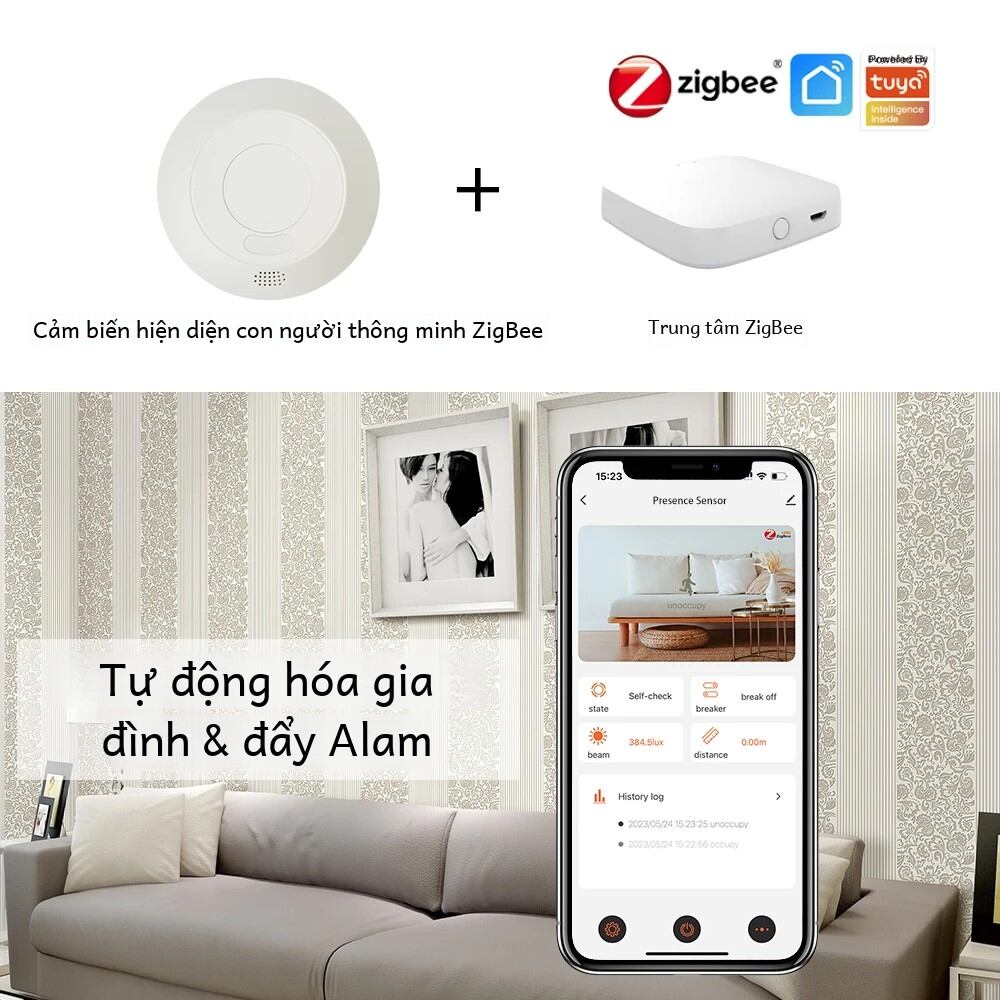 Zigbee/wifi 5.8/24g Mmwave Radar Sự Hiện Diện Của Con Người Cảm Biến Chuyển Động 16a Rơ Le Phát Hiện Độ Sáng 110/220V Tương Thích Với Tuya Cuộc Sống Thông Minh Nhà
