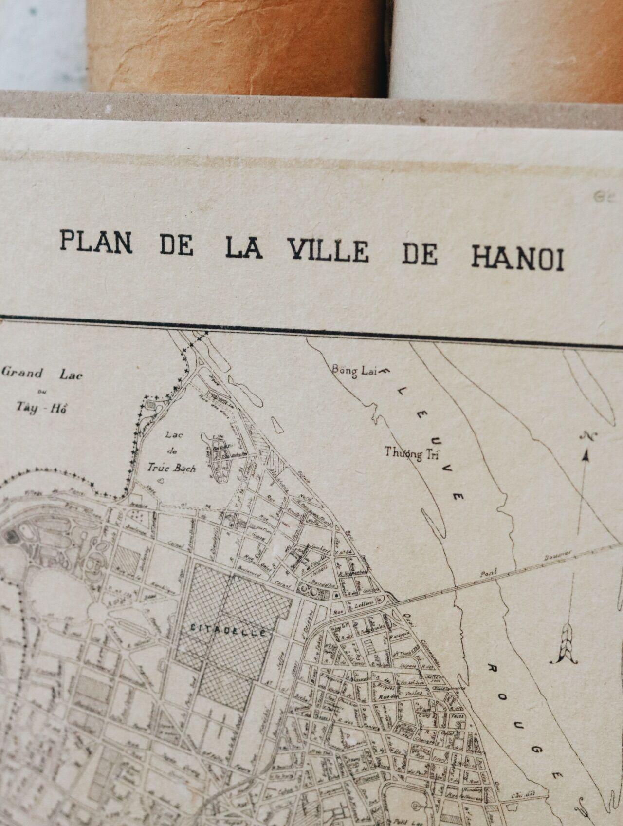 Hanoi Old map (30x40cm)