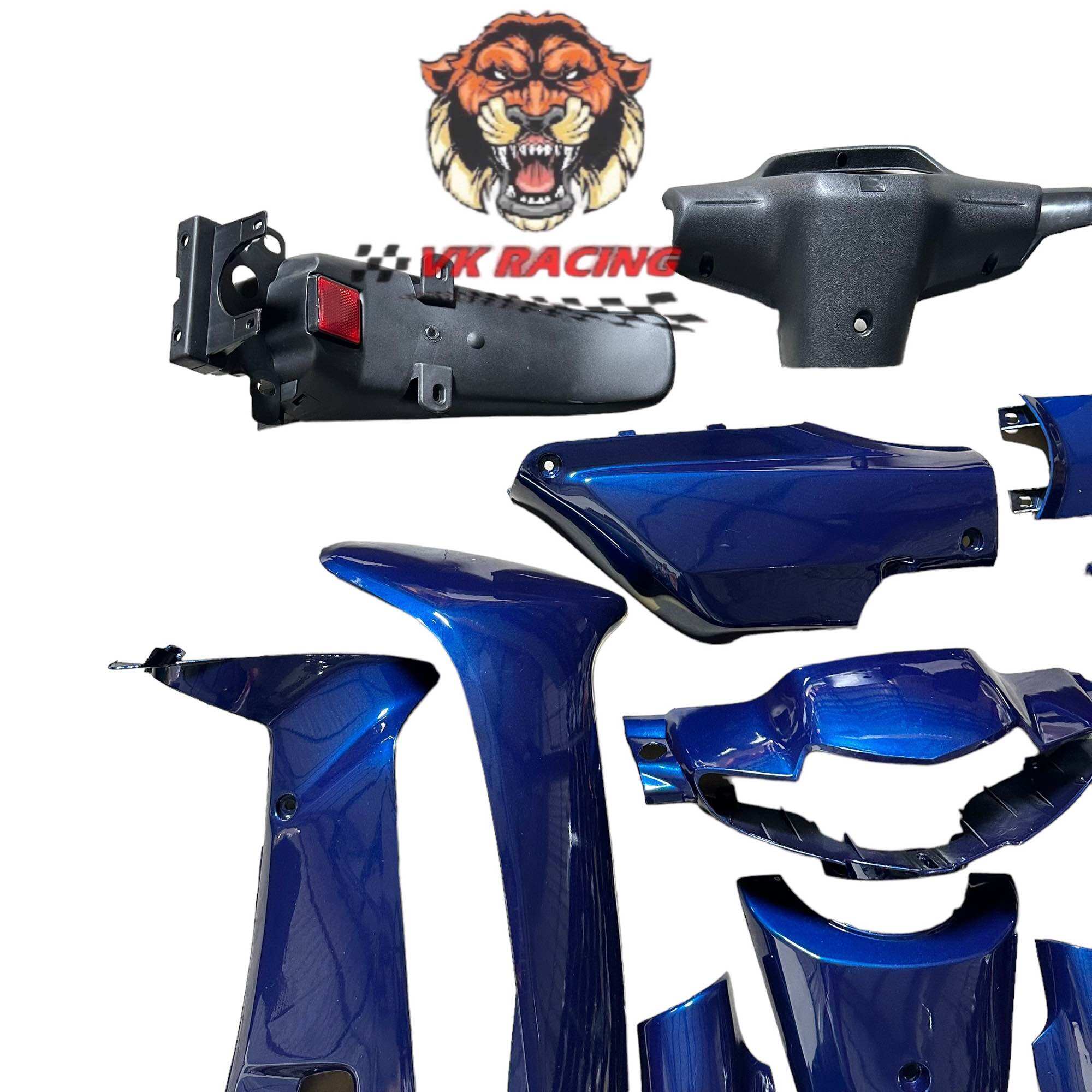 Dàn áo wave nhỏ - wave alpha xanh đen - tặng tem