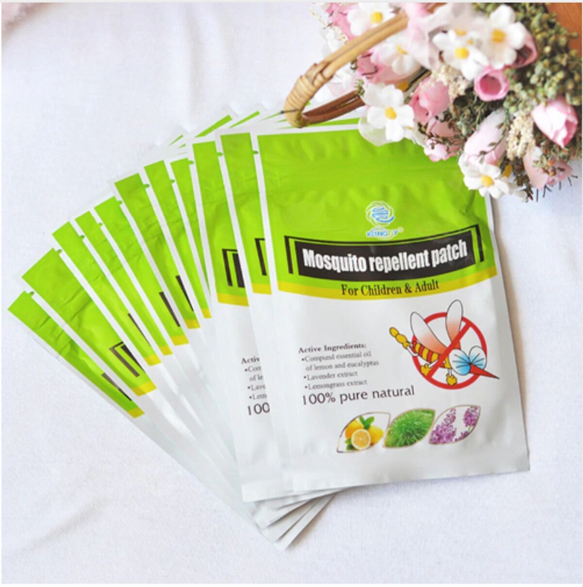 Miếng dán đuổi muỗi - mosquito repellent patch - kong di