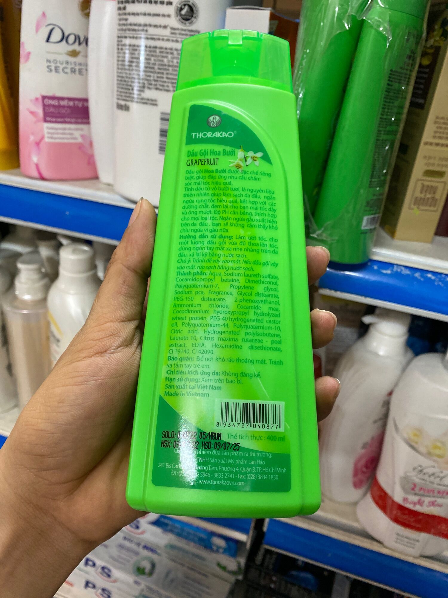 Dầu gội xả bưởi thoracao 400ml