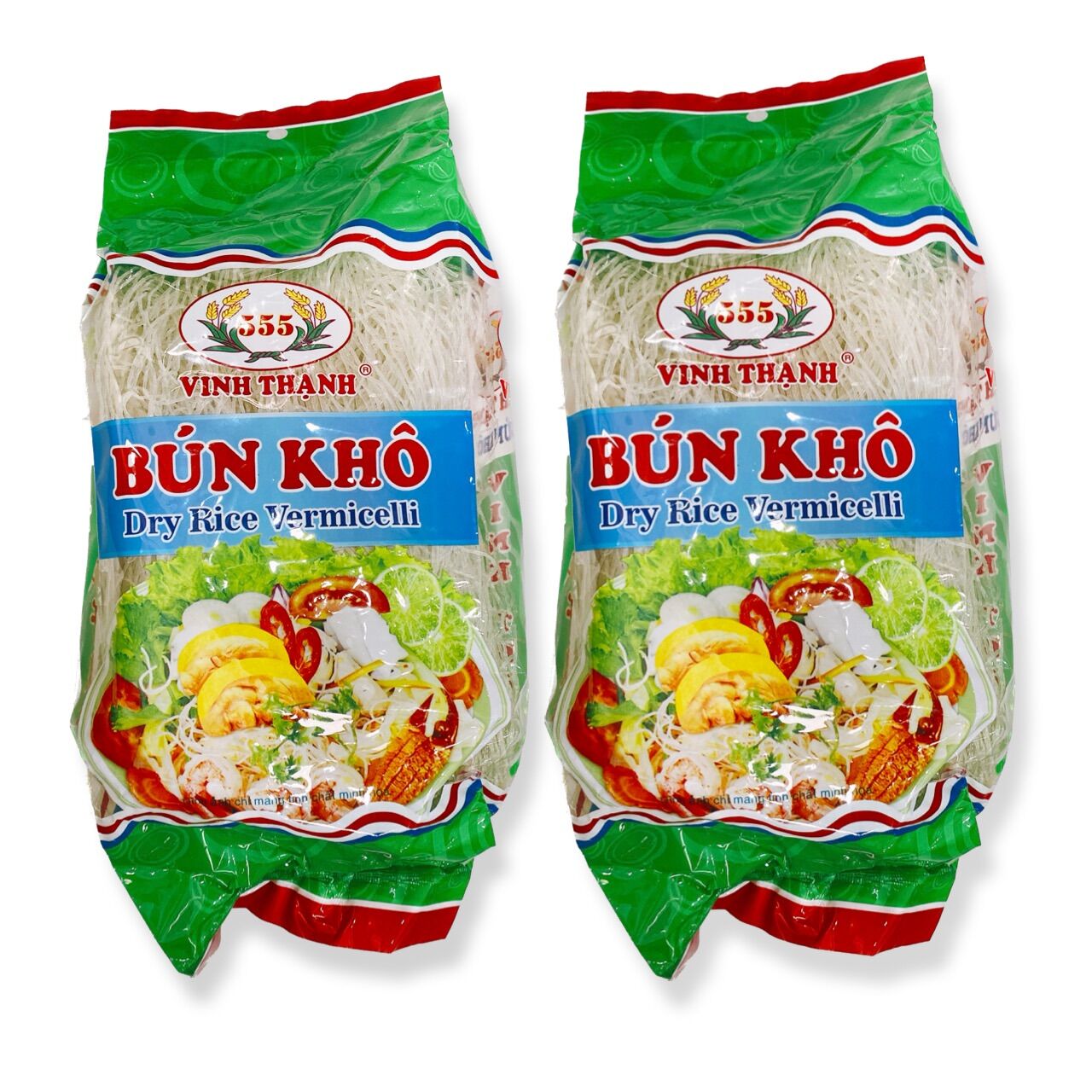 Combo with 2 bags 555 Vinh Thanh dried vermicelli has retail option when you pay.