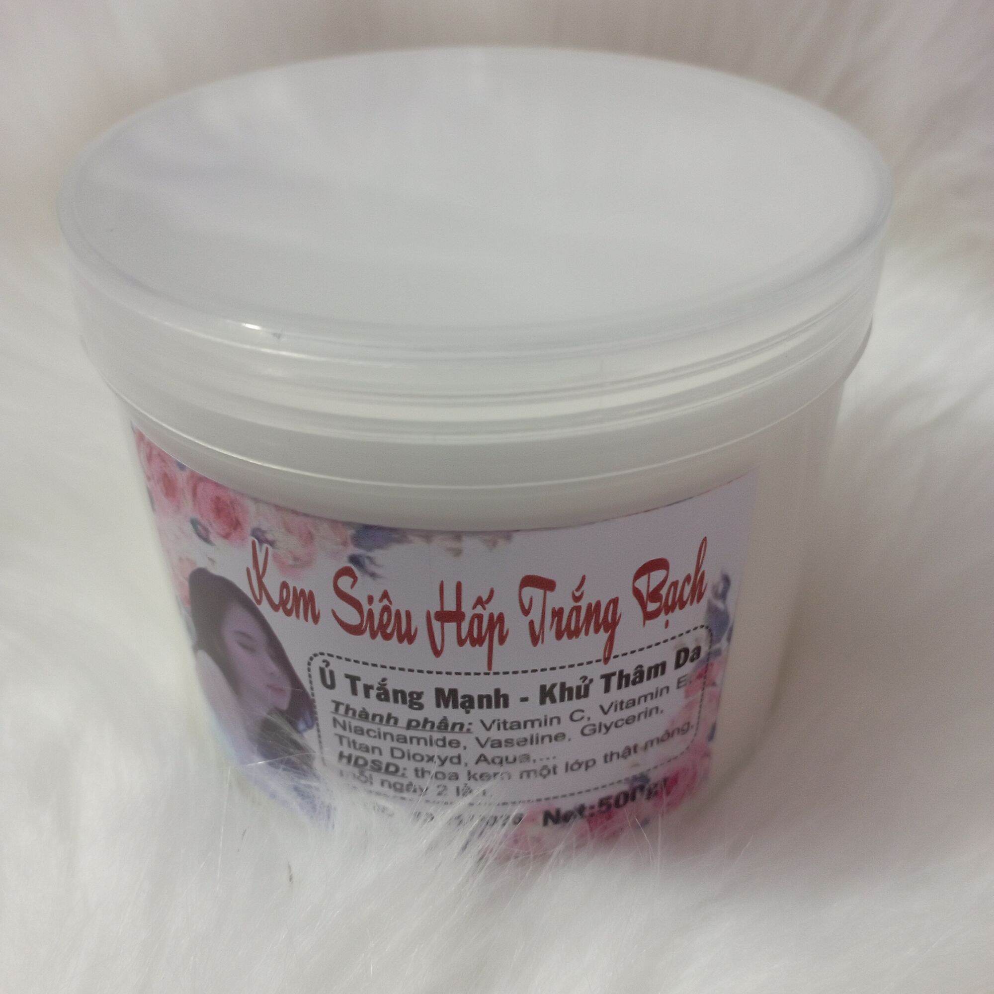 Kem Body Hấp Trắng Bạch ( ủ trắng da - khử thâm cho da) hộp 500g