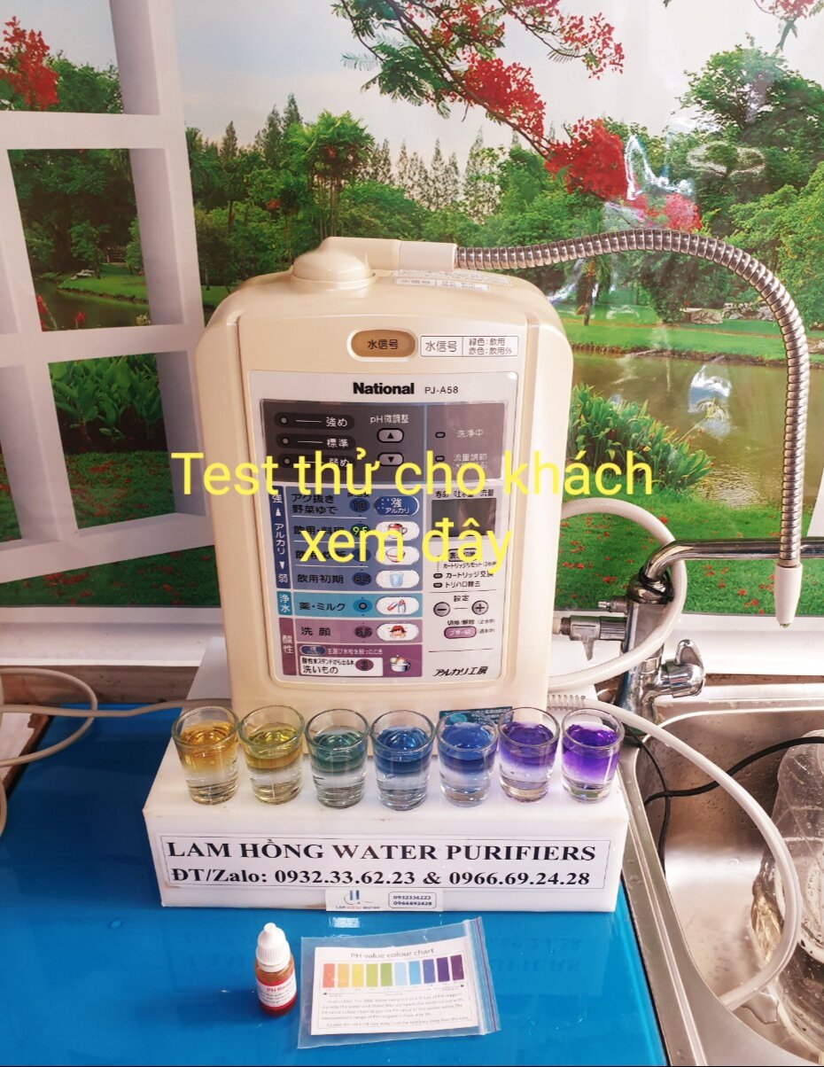 Dung dịch test pH của nước dùng cho máy ion kiềm