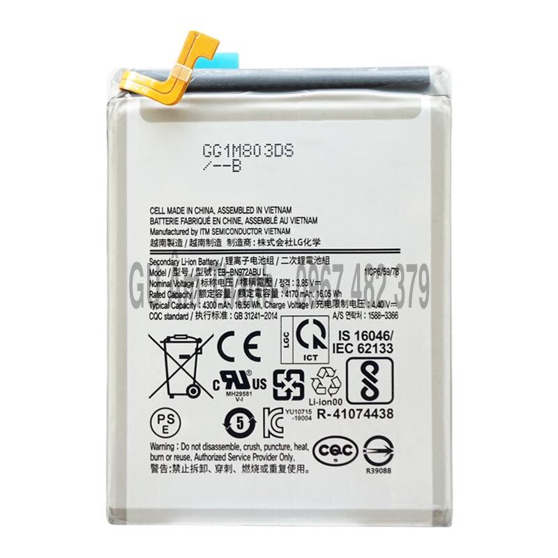 Pin cho samsung galaxy note 10 plus note 10+ sm-n975f dung lượng 4300mah zin máy