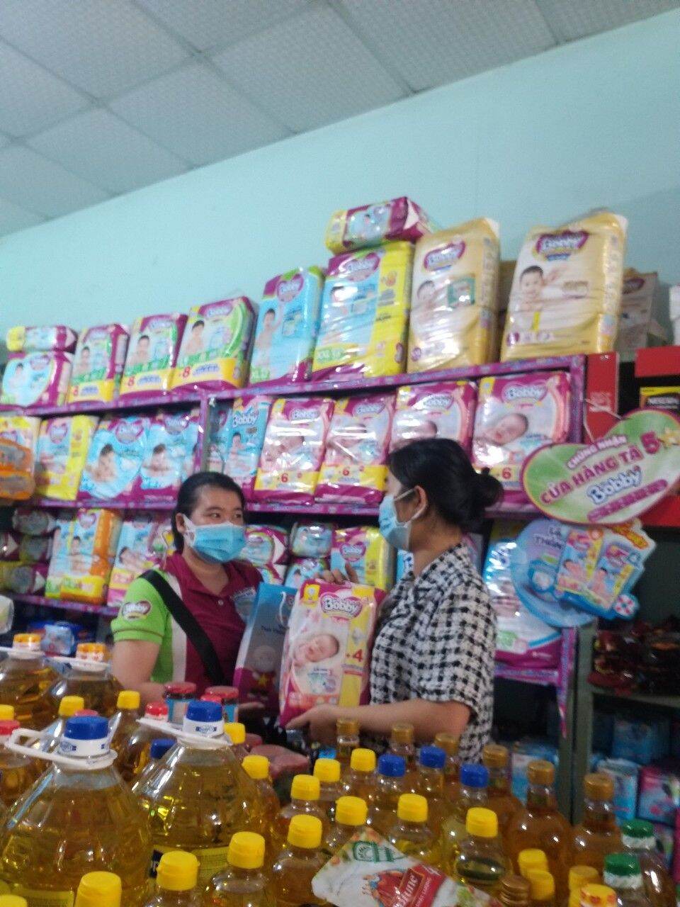 Tã/Bỉm Bobby Dán super Jumbo M76 mới