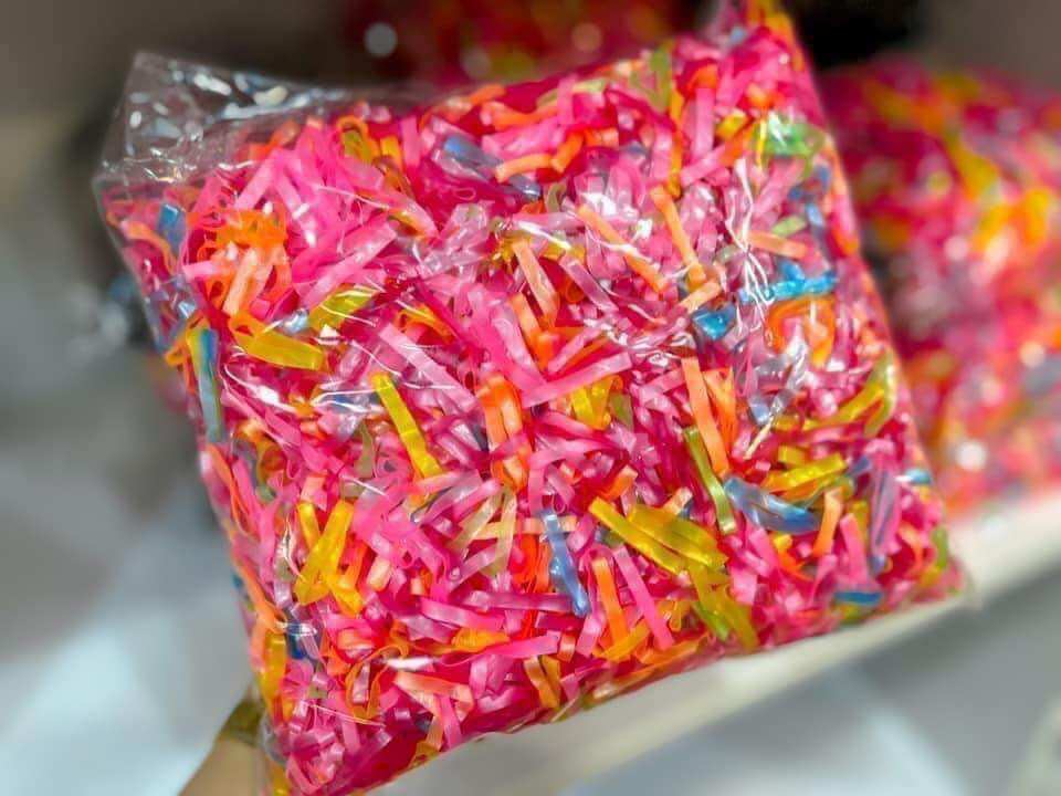 Dây thun cột tóc nhiều màu 100gr