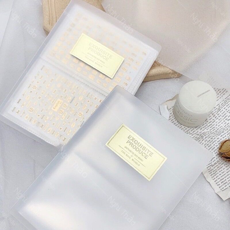Sổ sticker trang trí móng ,80 miếng