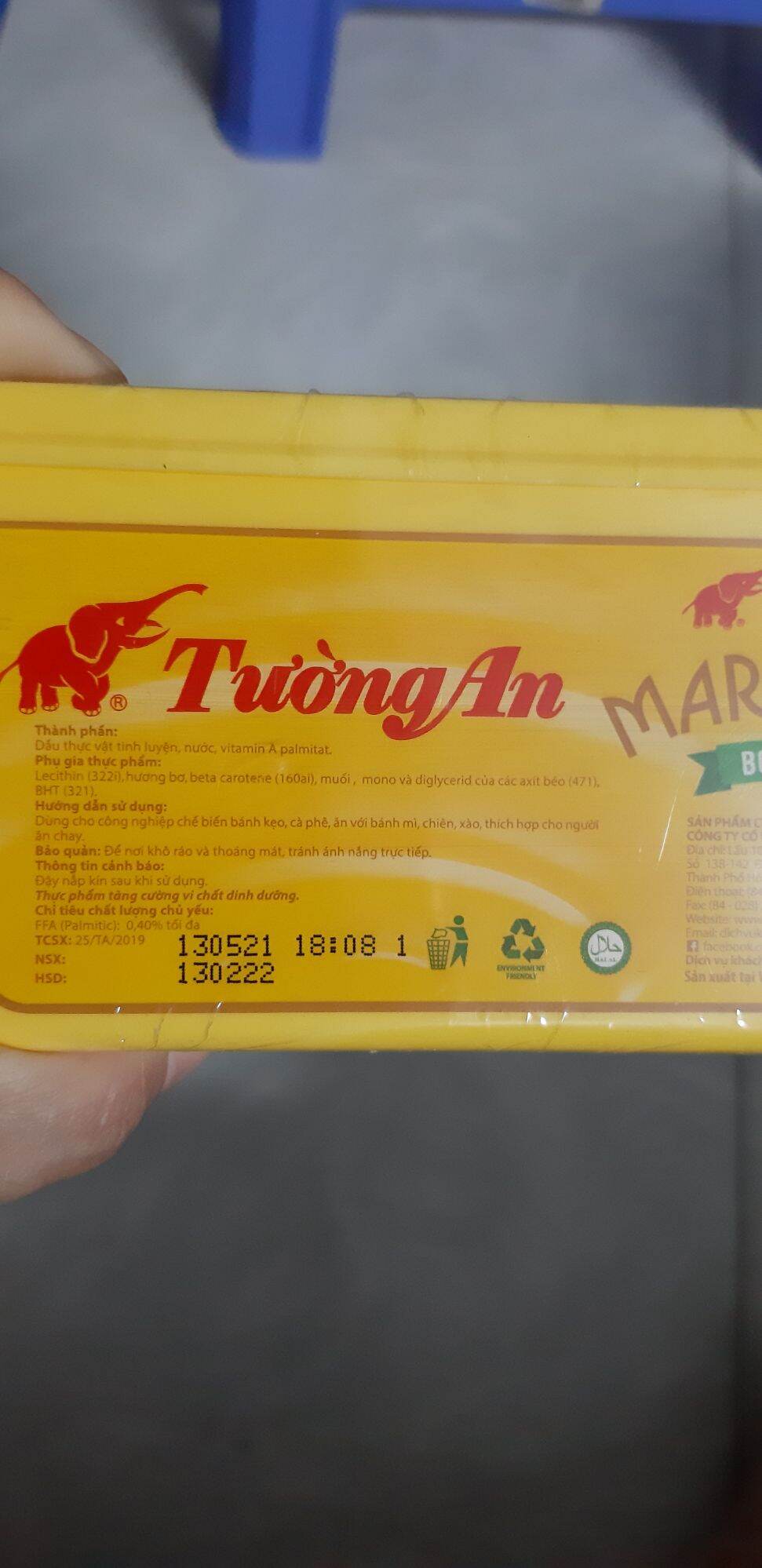 Bơ Tường an 800g