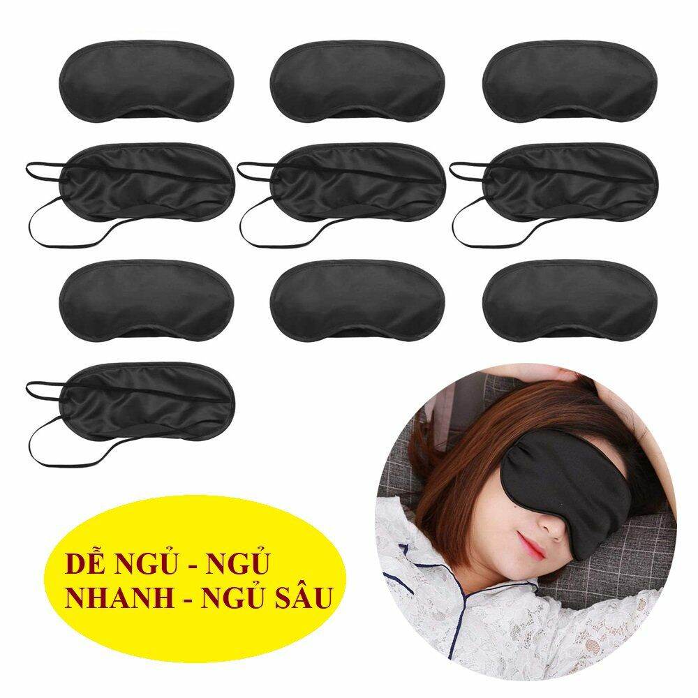 Bịt mắt ngủ trưa vải mềm mại mát rượi