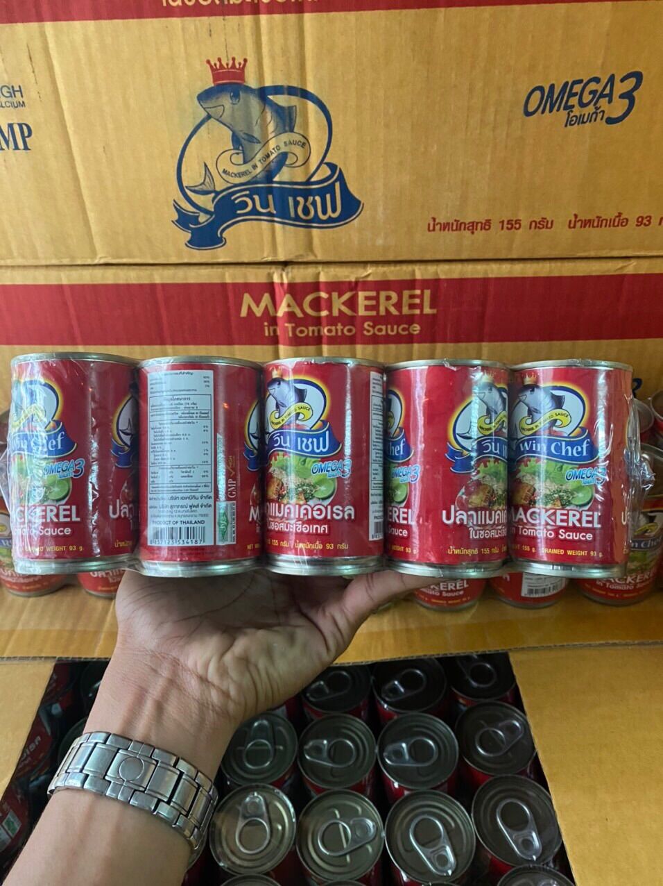 [HCM]10 Hộp Cá Mòi Sốt Cà Thái Lan 155gr