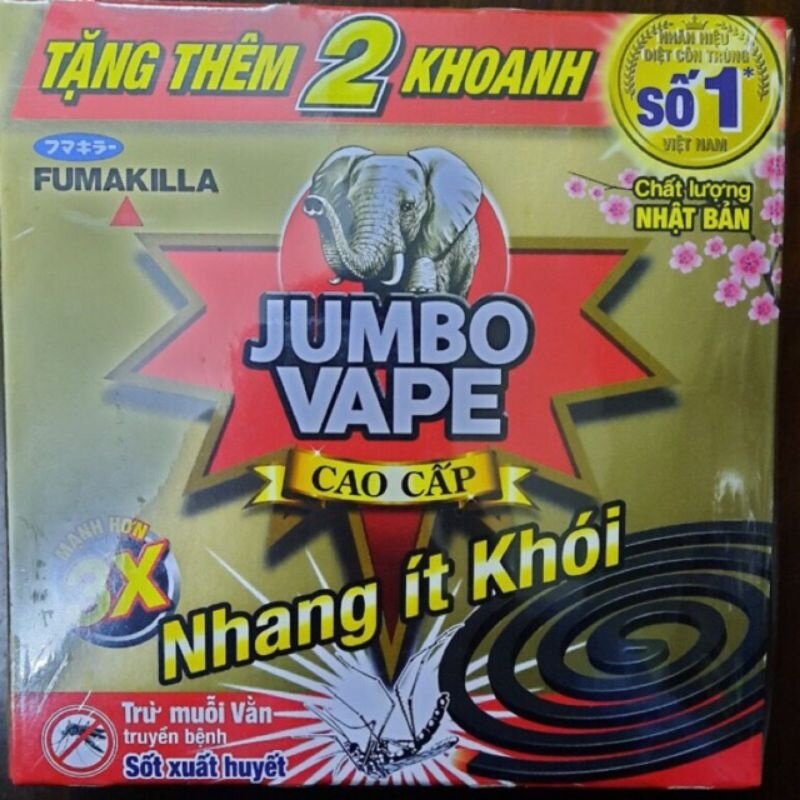 Nhang trừ muỗi cao cấp Jumbo ít khói