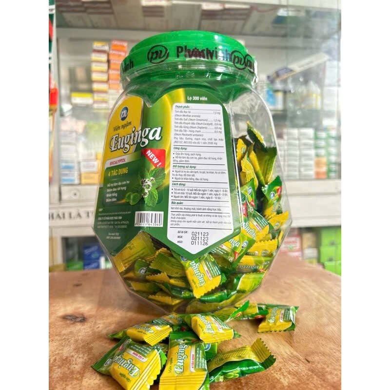 KẸO BẠC HÀ EUGINGA LỌ 300 VIÊN