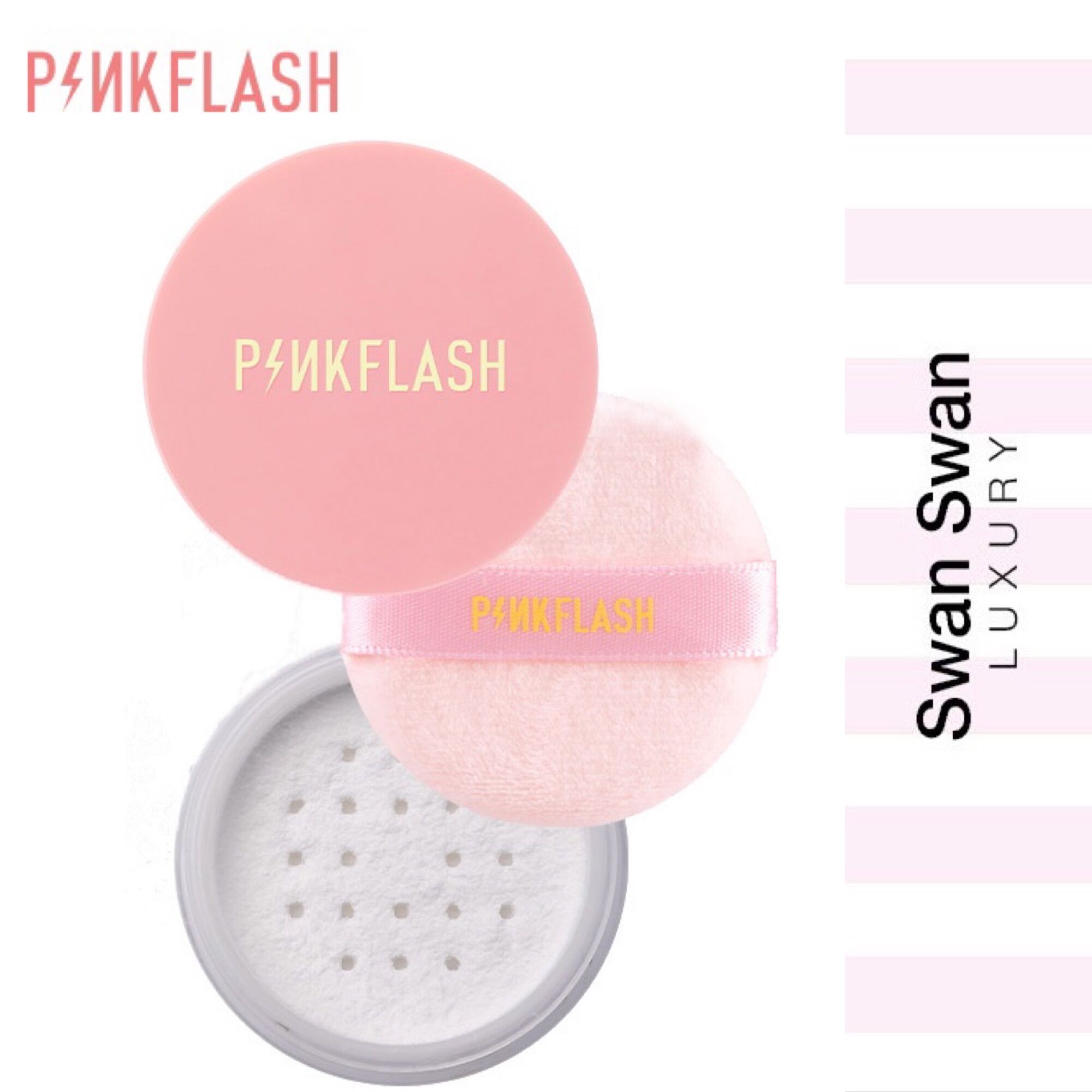 Phấn phủ trắng da kiềm dầu pink flash
