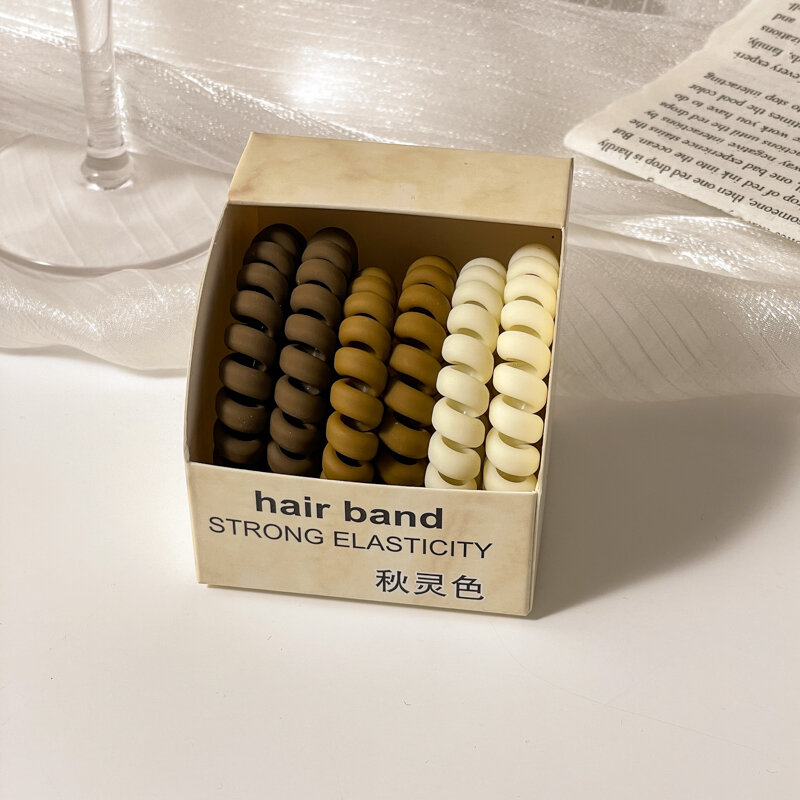 Dây buộc tóc dây buộc tóc dây chun buộc tóc dây thun buộc tóc không bó buộc tóc đàn hồi cao dây buộc tóc không đường may đơn giản phụ kiện tóc