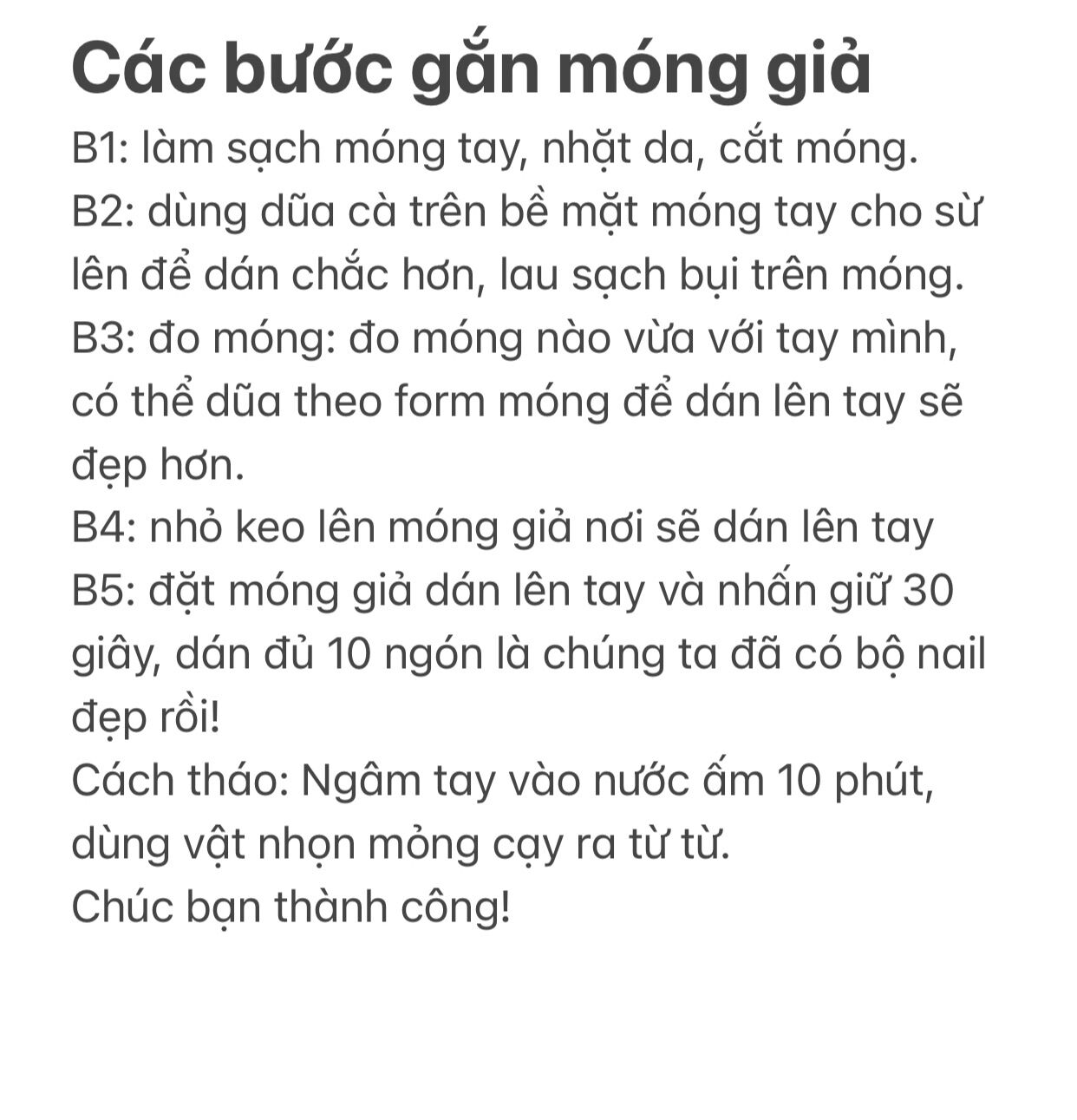Móng úp chân - Nail box 24 móng sơn gel thủ công đính đá
