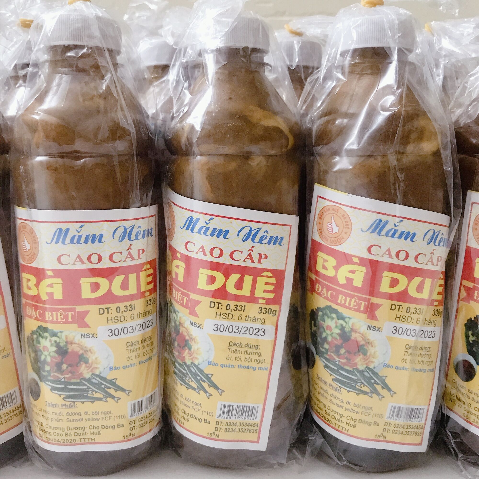 MẮM NÊM BÀ DUỆ CHAI 500G - MẮM HUẾ