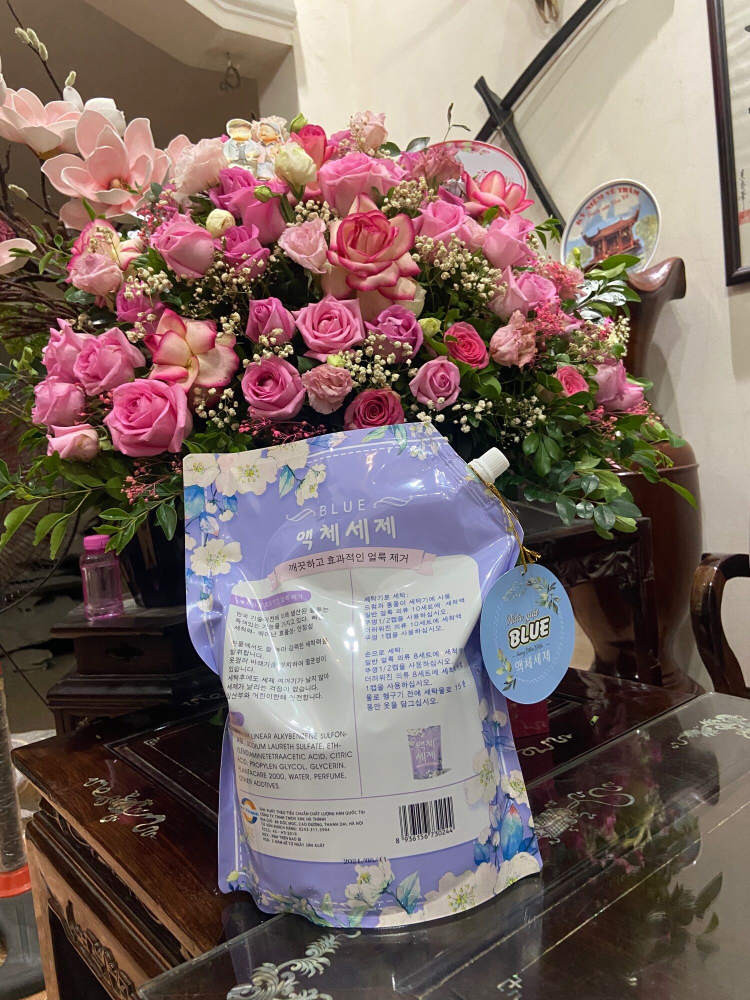 [Ha Noi] Freeship Nước Giặt BLUE Hàn Quốc - 2000ml