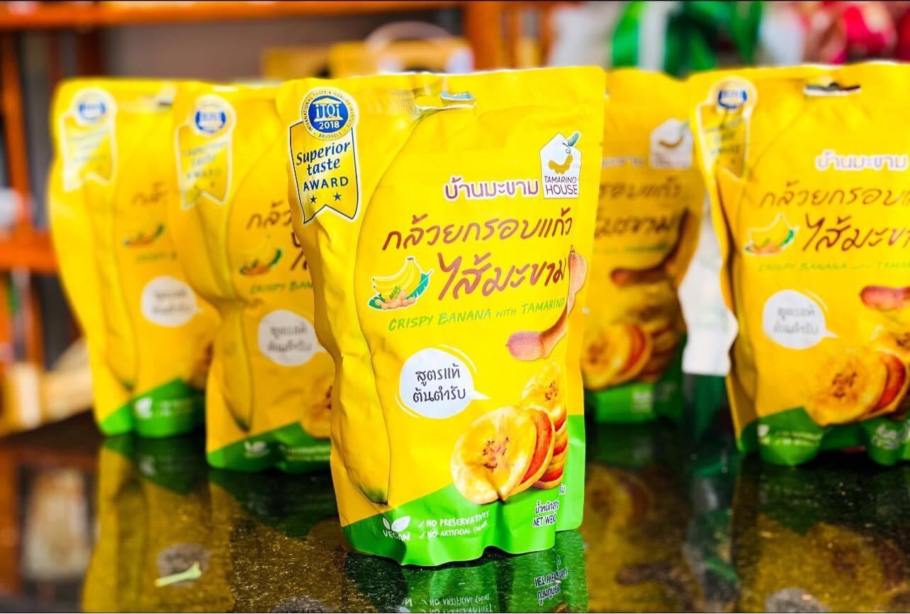 🍌🍌 BÁNH CHUỐI KẸP ME CAY THÁI LAN 🍌🍌