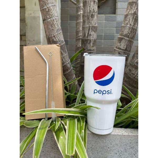 Ly giữ nhiệt Pepsi 900ml trắng