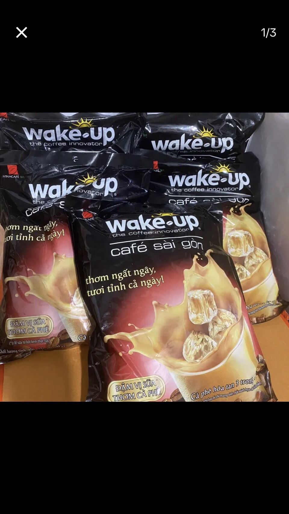 cafe sữa đá wakeup bịch 30 gói