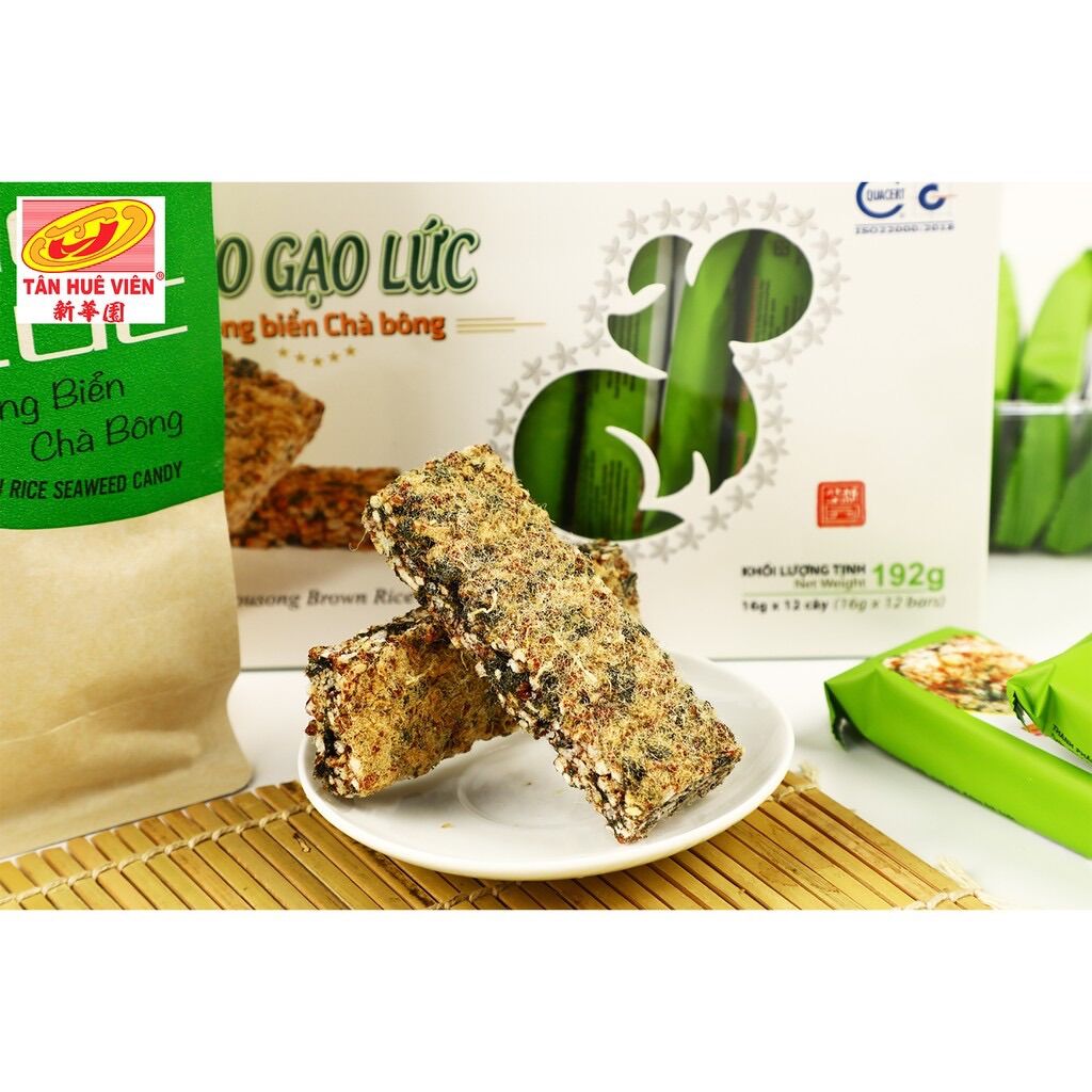 Kẹo GẠO LỨC RONG BIỂN CHÀ BÔNG (HỘP)