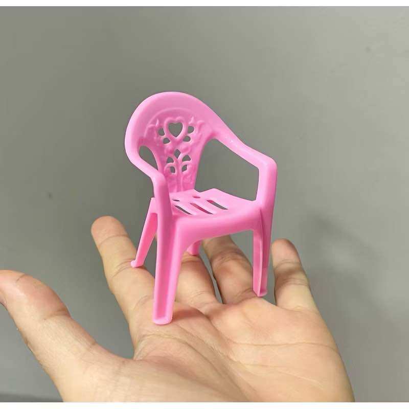 Mô hình bàn ghế nhựa 1/12
