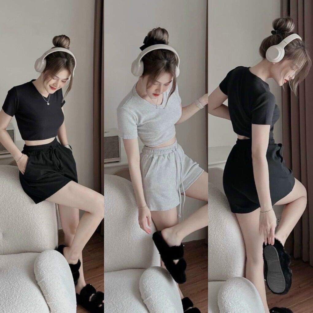 Set nộ croptop kèm quần