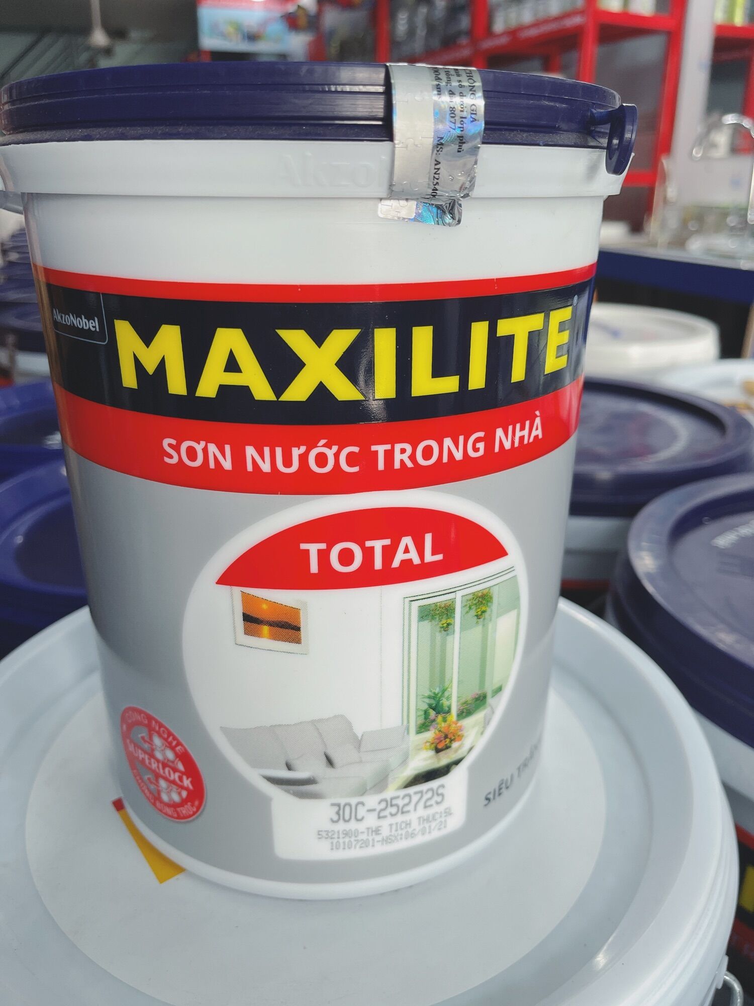 Sơn nước trong nhà maxilite siêu trắng 30c – 5l