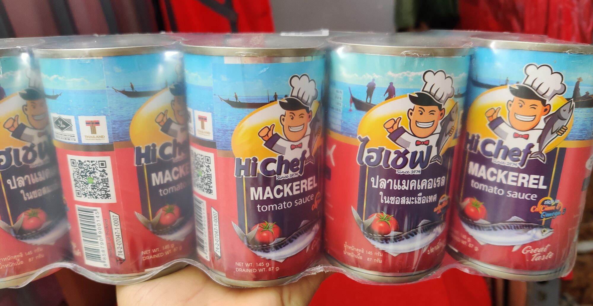 cá mồi sốt cà thái lan siêu ngon combo 5 hộp