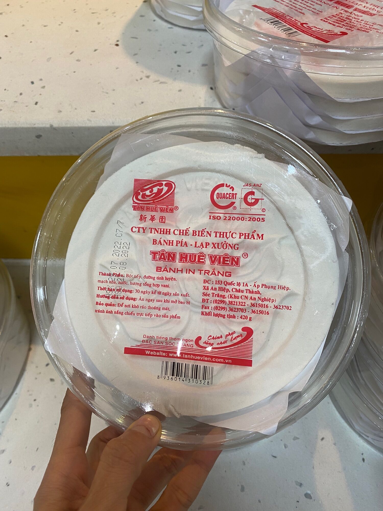 Bánh in trắng 420g