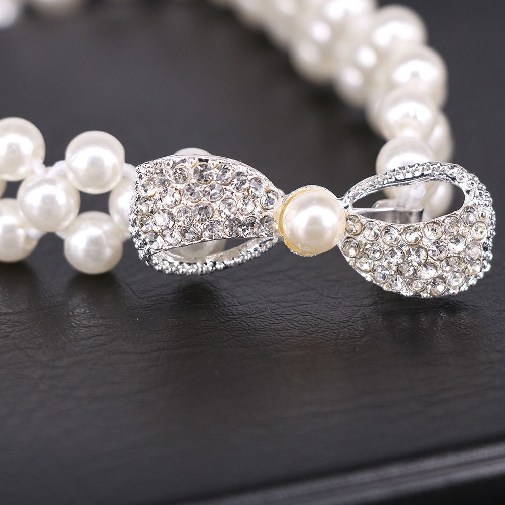 Thắt Lưng Co Giãn Đính Hạt Ngọc Trai Thời Trang Cho Nữ