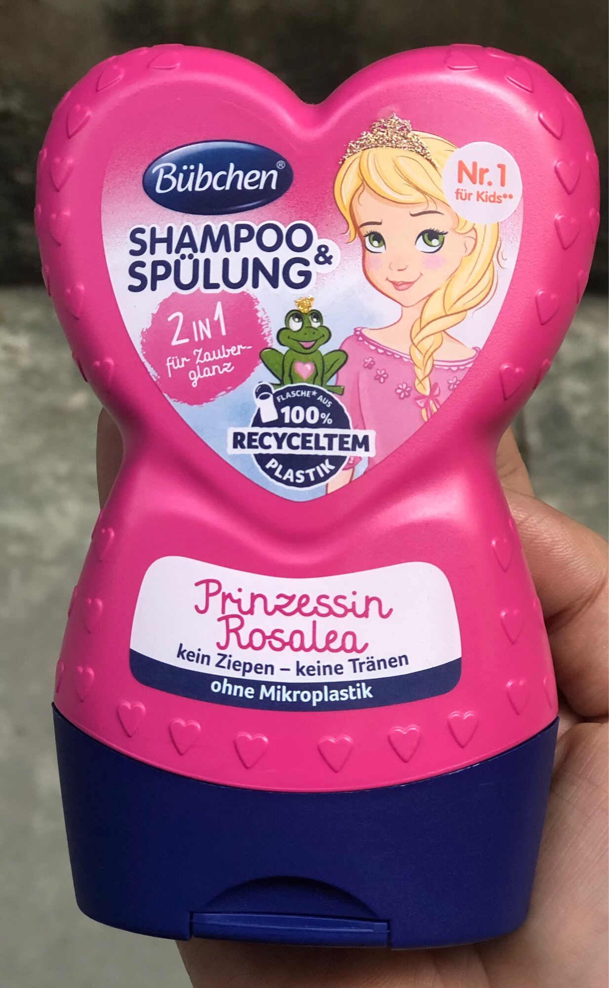 Dầu Gội Xả 2In1 Bubchen Công Chúa Rosalea HÀNG ĐỨC, Giúp tóc Bé Suôn Mượt, Ngát Hương Thơm 230ml