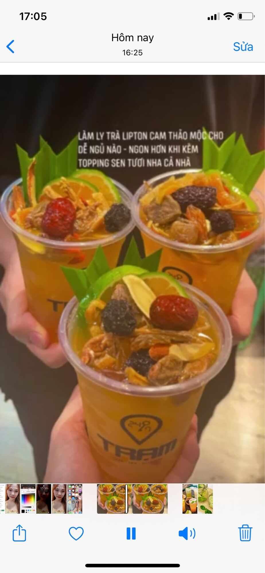 TRÀ LIPTON THẢO MỘC