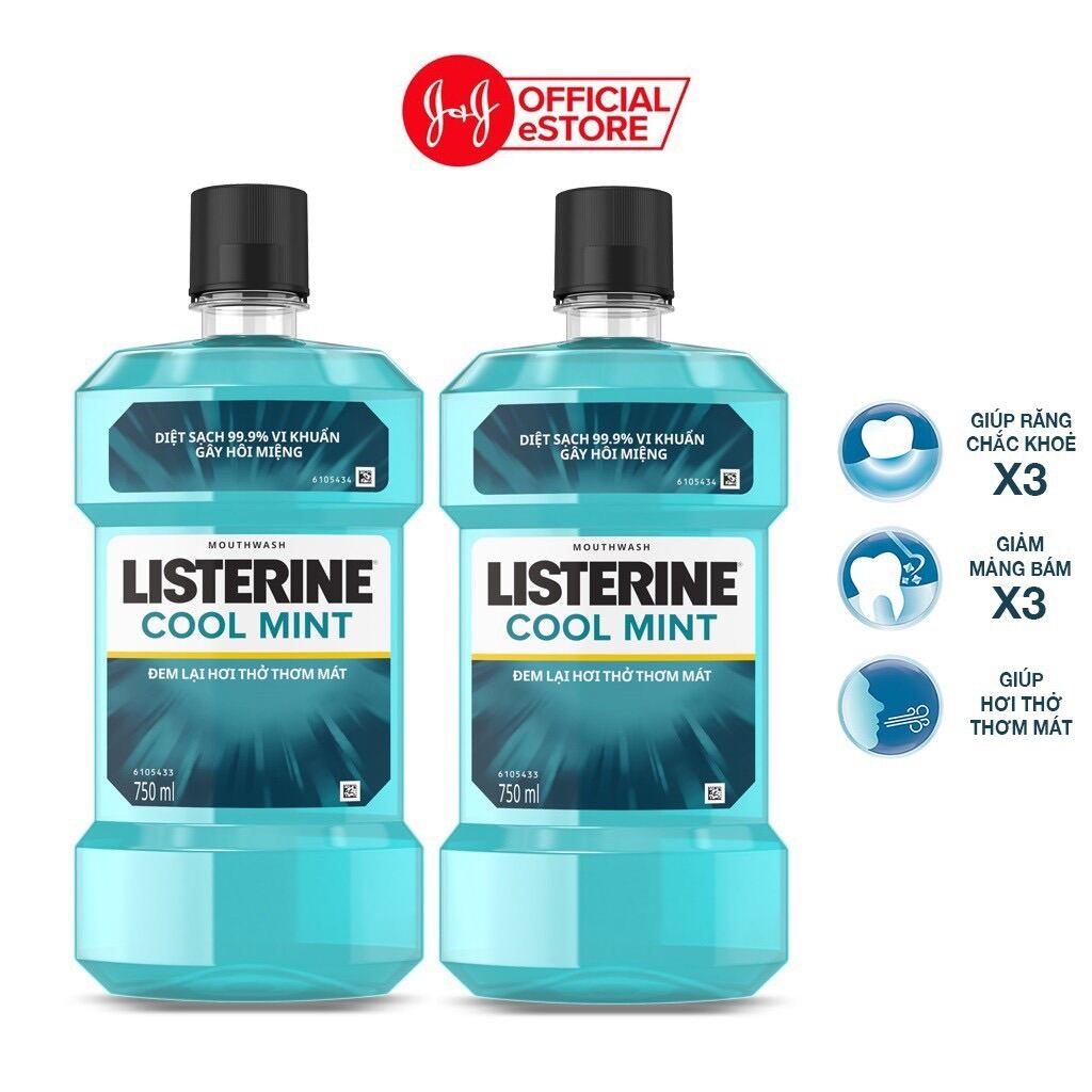 [Hcm]Nước Súc Miệng Listerine (Chai 750 Ml)