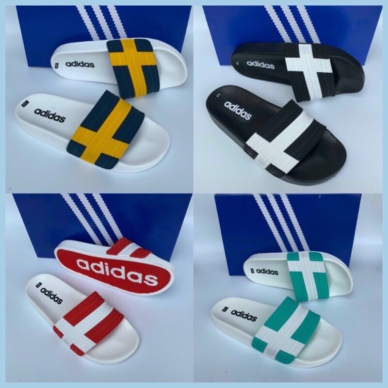 Dép nam quai ngang ADIDAS, dép Das đế chữ cao su hàng đẹp