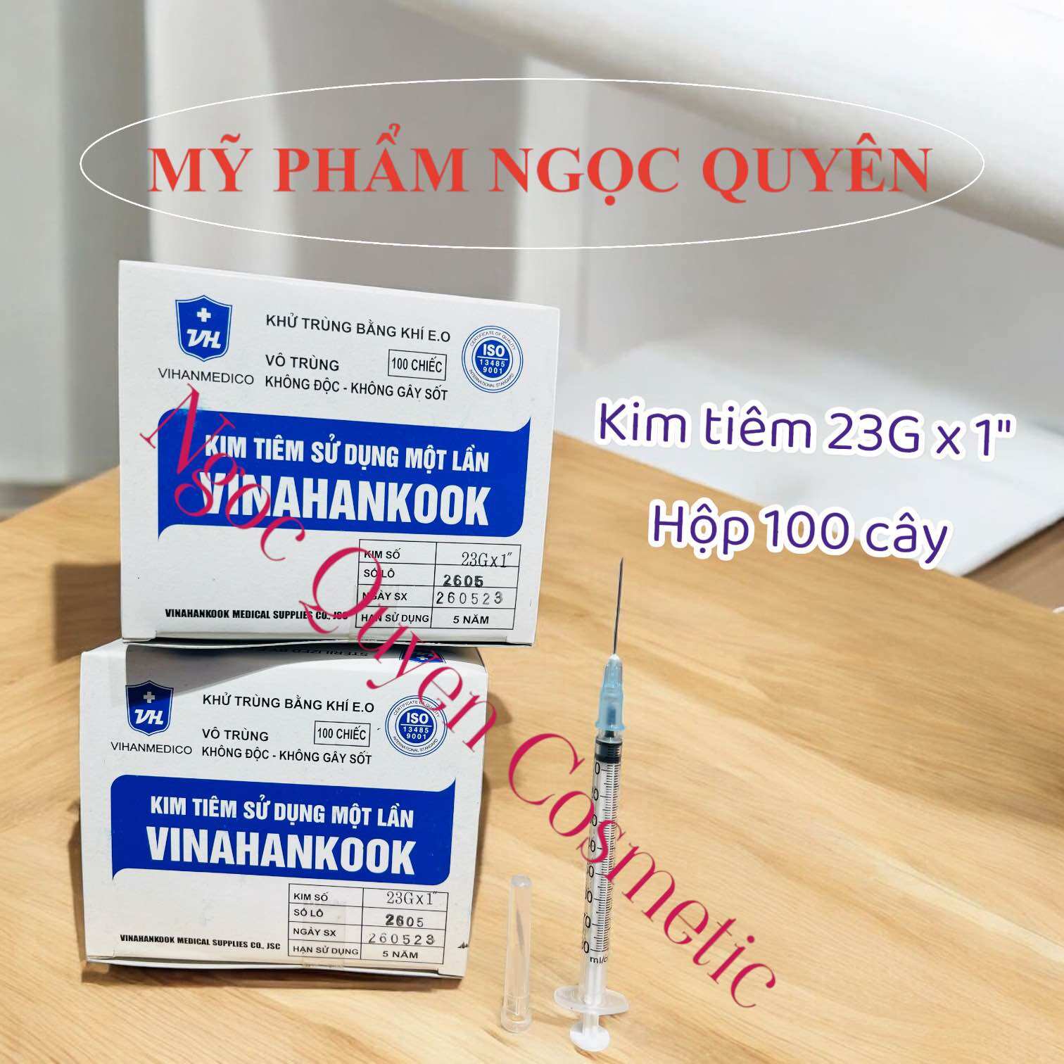 Đầu Kim Tiêm 23G x1 Vinahankook