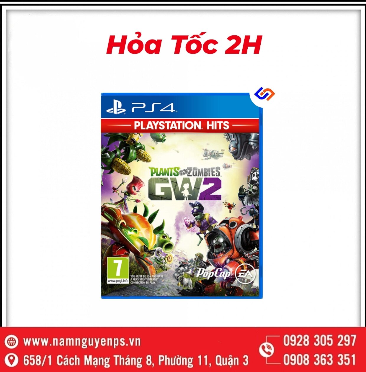 Đĩa game ps4 | plant vs zombie 2 gw2