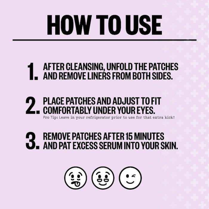 Mặt nạ mắt Peace Out Puffy Under-Eye Patches