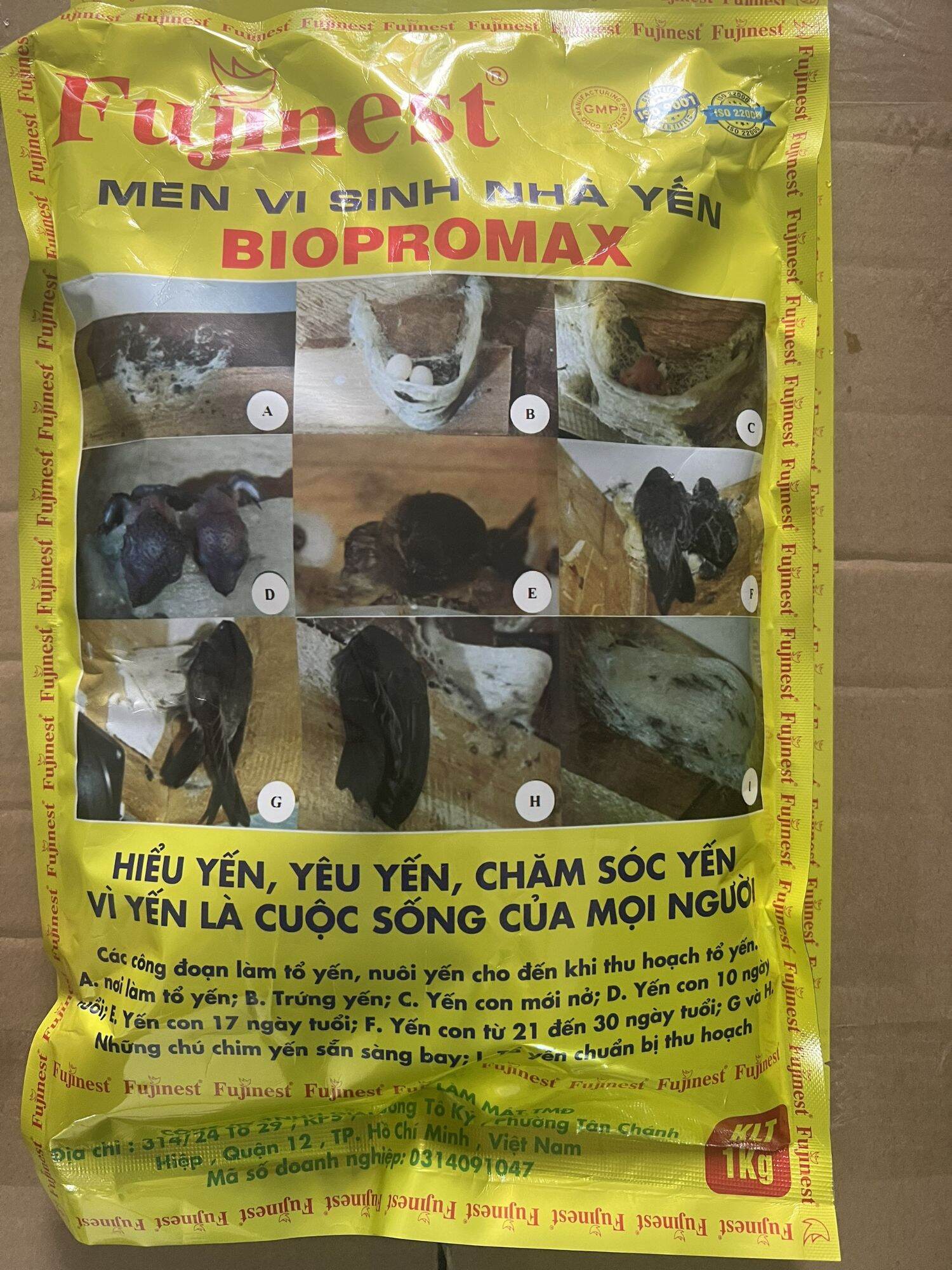 MEN VI SINH NHÀ YẾN BIOPROMAX 1kg