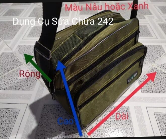 Túi đựng đồ nghề đeo chéo nhiều ngăn U.S.ARMY