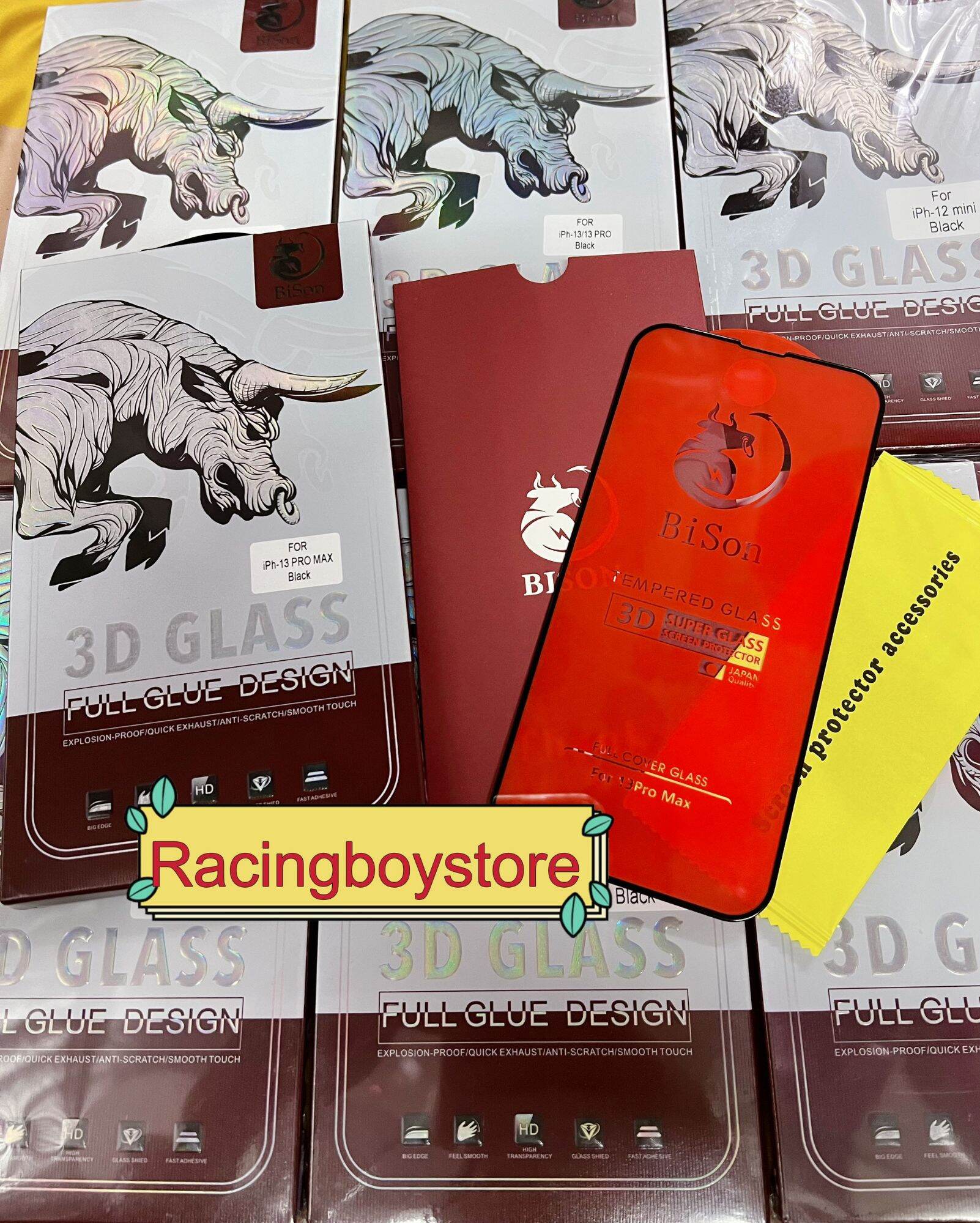 Cường lực bison 3d full màn 99% siêu mượt - chính hãng: iphone 14 plus/11 12 13 pro max/11/xr/xs max/12 mini/13 mini