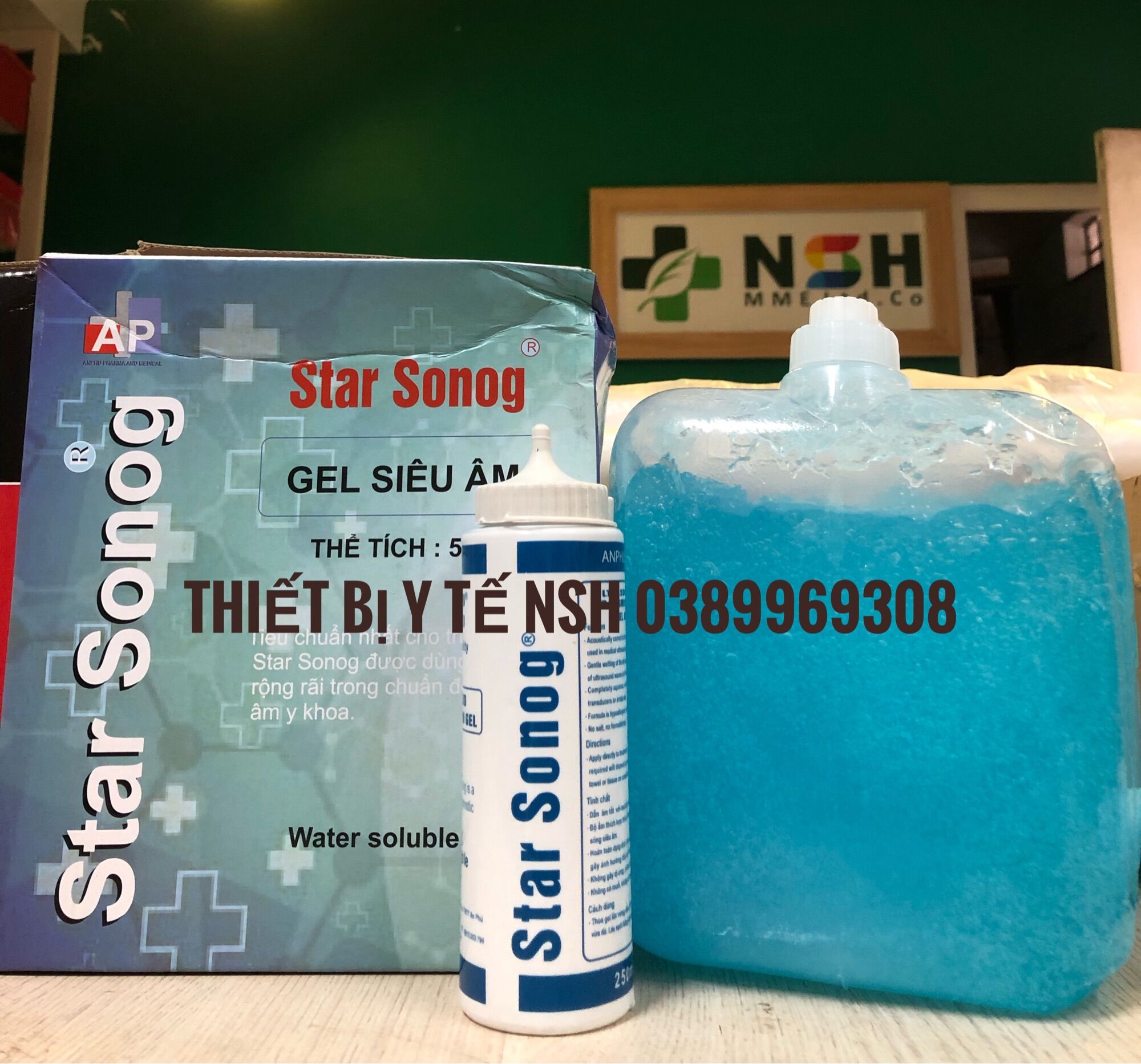 ❤ can 5l gel siêu âm star song starsong màu xanh - gel lạnh triệt lông, siêu âm dùng trong các spa thẩm mỹ viện màu xanh 5l