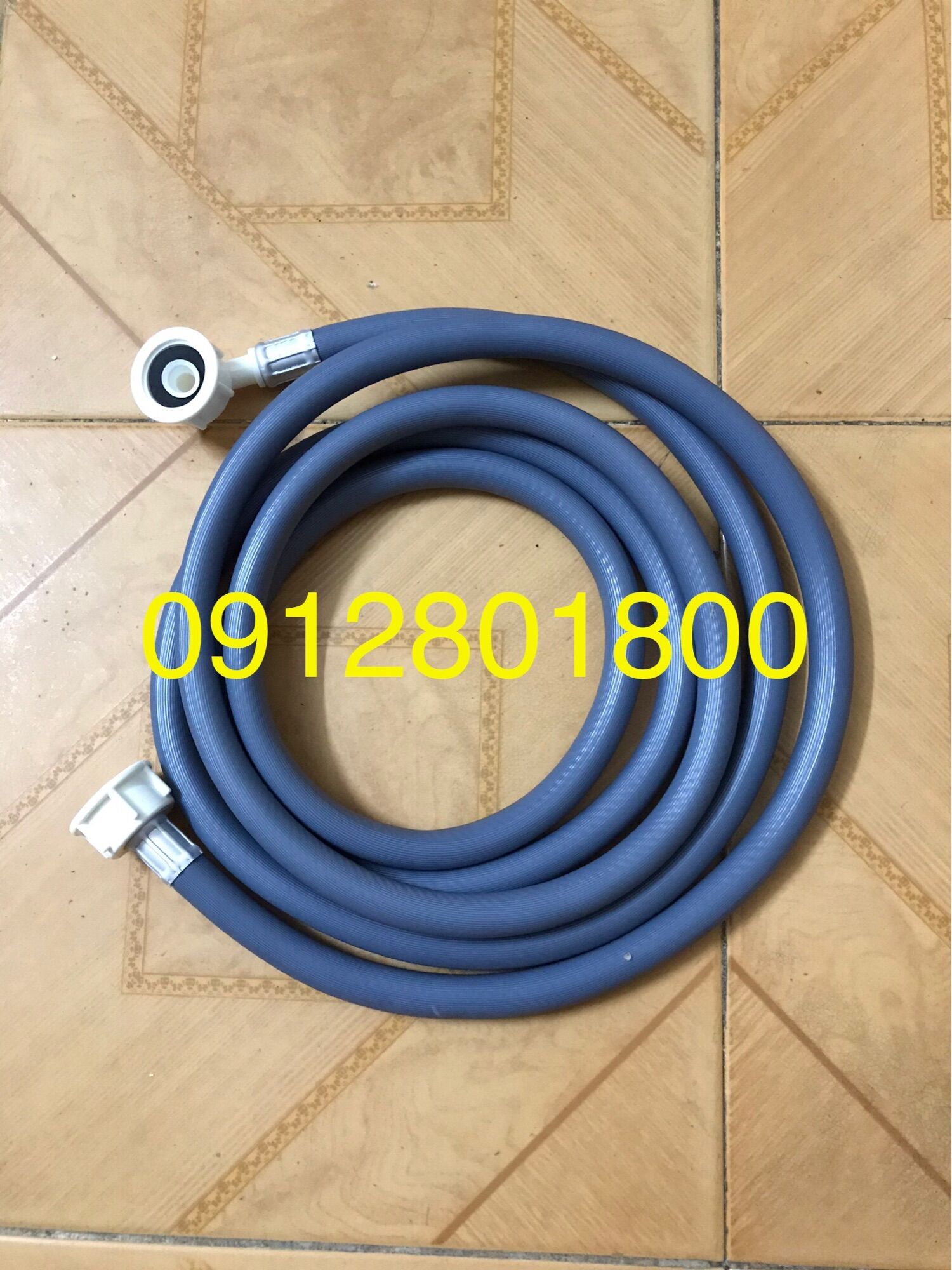 Dây cấp nước máy giặt 2 đầu ren dài 3m 3 mét