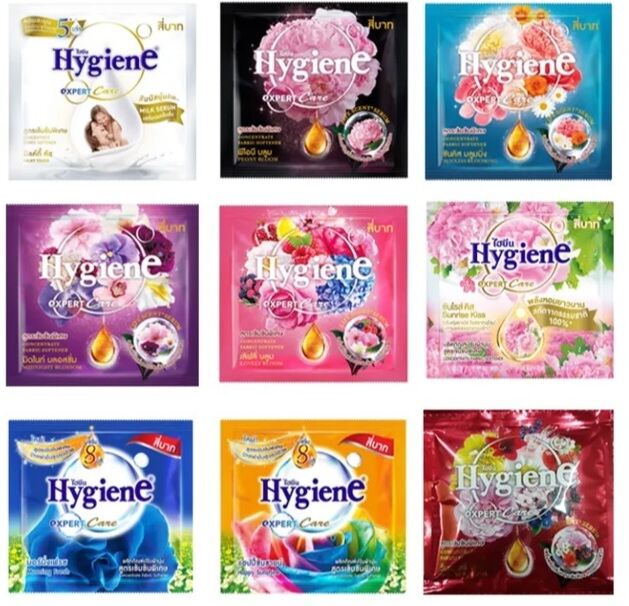 [HCM - Có Sỉ] Nước xả vải Hygiene Thái Lan - Dây 12 gói siêu đậm đặc - Chính Hãng