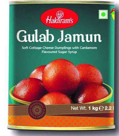 Haldiram Gulab Jamun 1 kg ( Bánh sữa chiên/ bánh hoa hồng tráng miệng Ân Độ 1 kg)