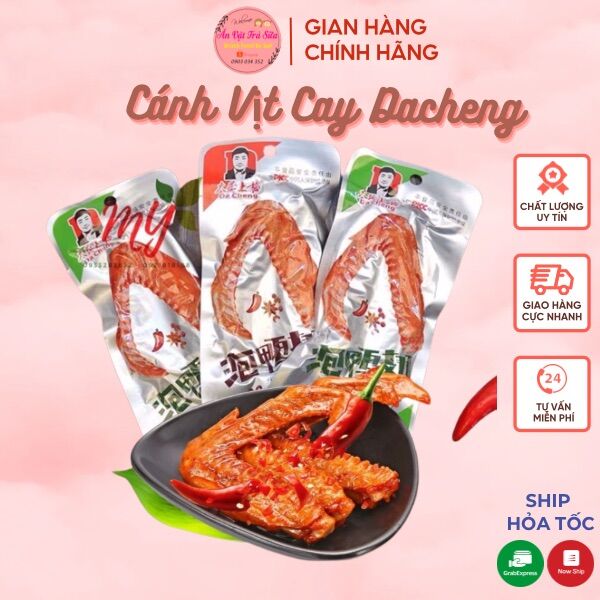 Cánh vịt cay dacheng tứ xuyên bịch 30 cái