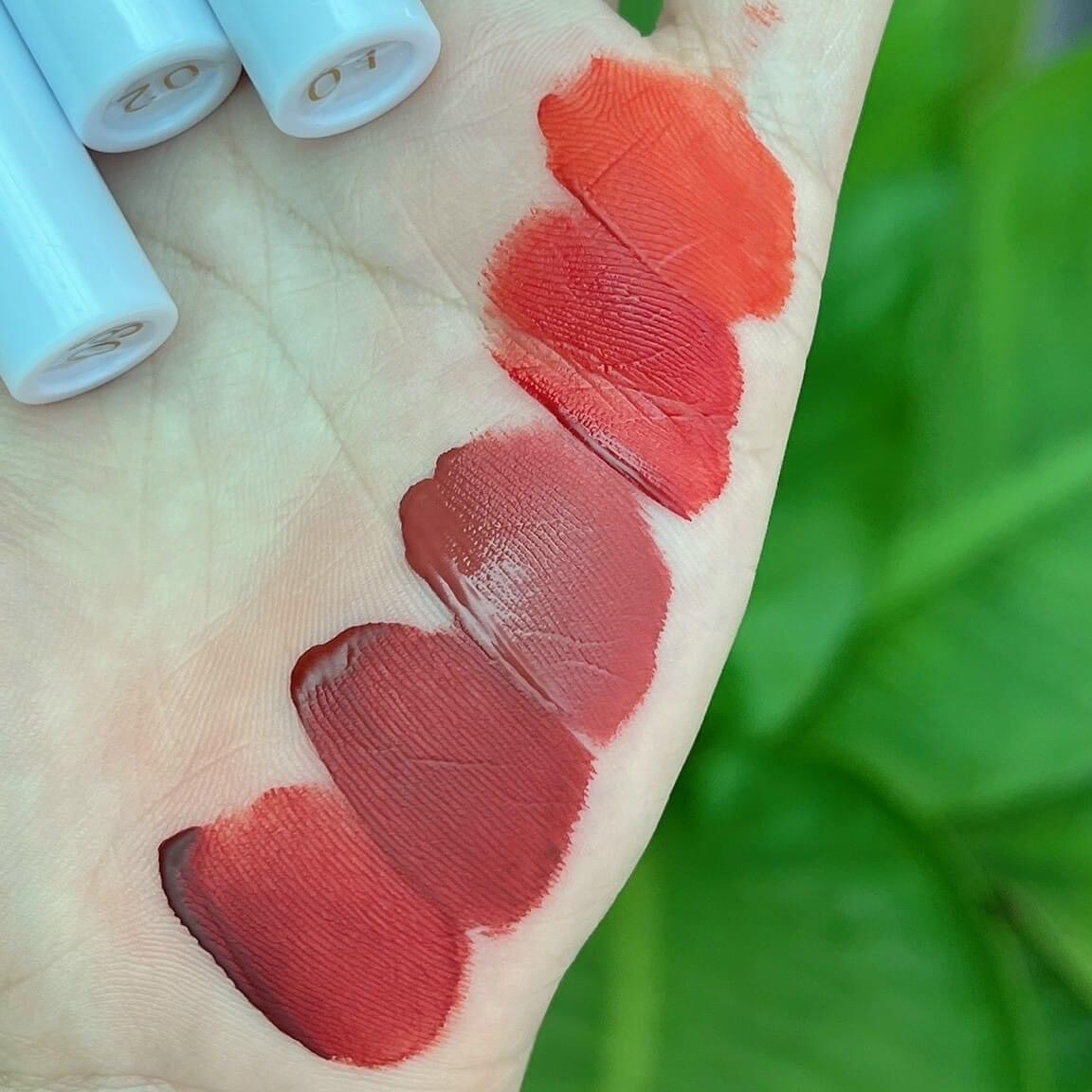Set 5 son Danmolu gấu hồng chính hãng