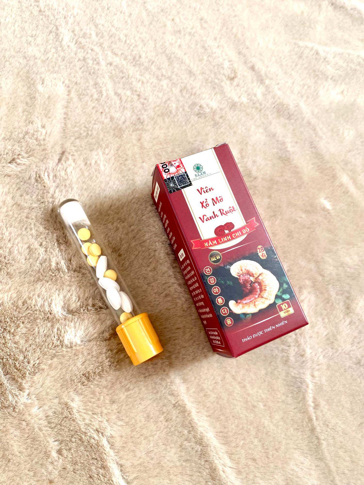 Xổ mỡ vành ruột slim - xổ mỡ linh chi