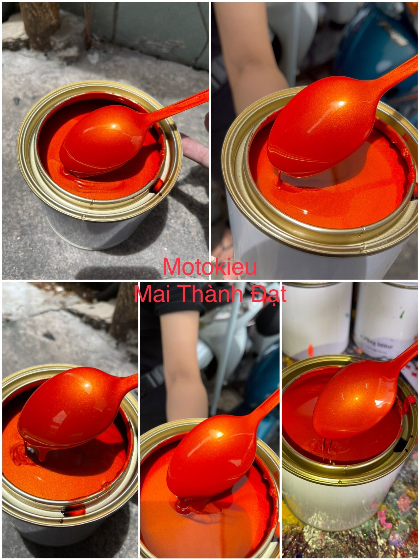 Màu Sơn Cam Camay Vàng MotokieuMaiThànhĐạt